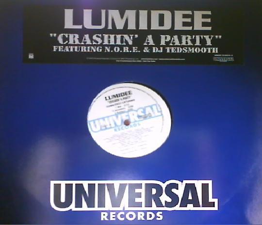 

12inch Record LUMIDEE - Crashin A Party UNIR210641 Universal Recor 2003 US Rap & Hip-Hop/R&B Used