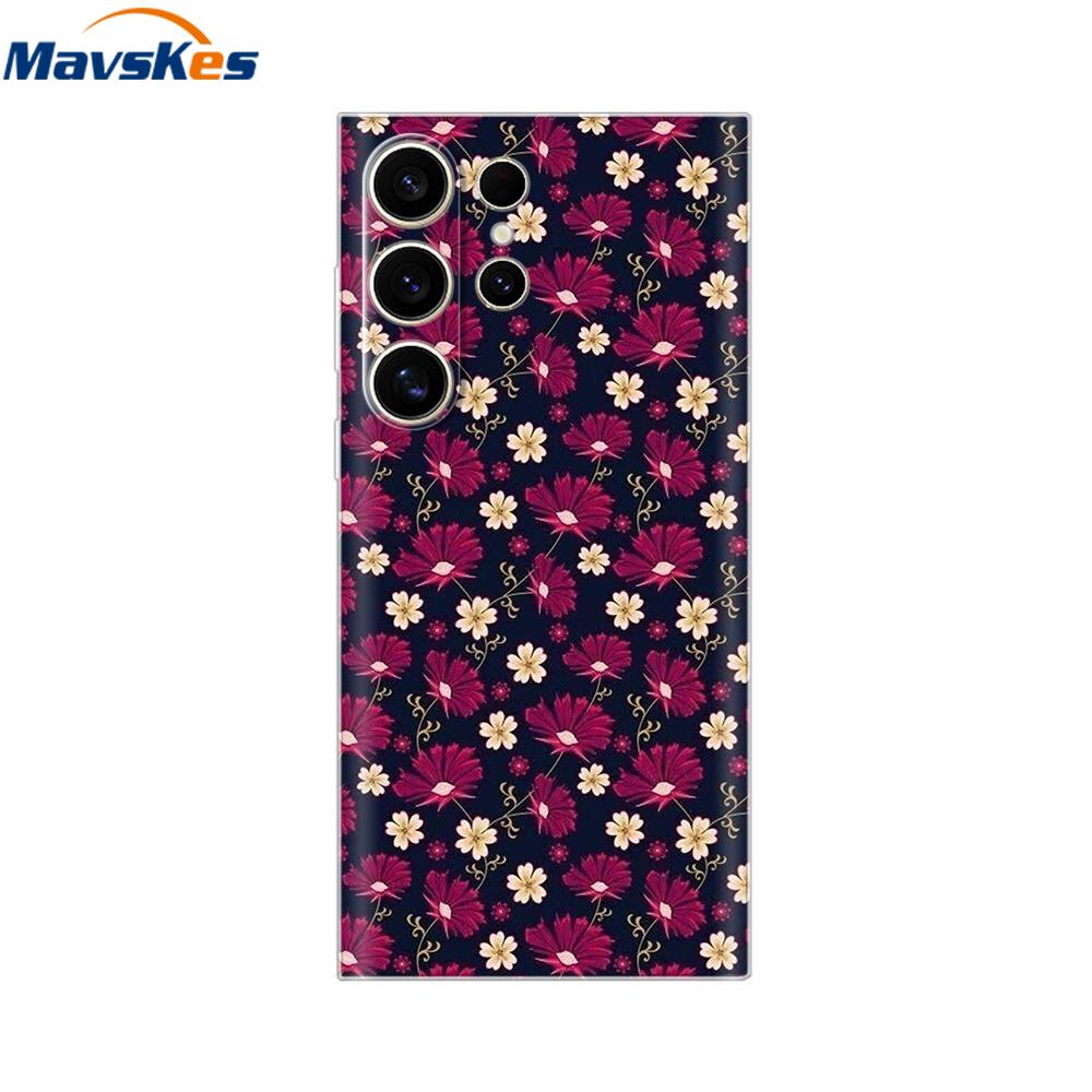 S24 Casing For Samsung Galaxy S24 Ultra Case Fashion Soft Clear TPU Phone Case Fundas For Samsung S24 FE S24Plus S24Ultra Cover