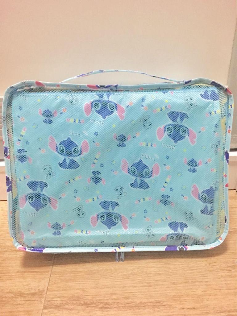 Cartoon Merlot Waterproof Cinnamon Pudding 6-Piece Travel Clothing Storage Set