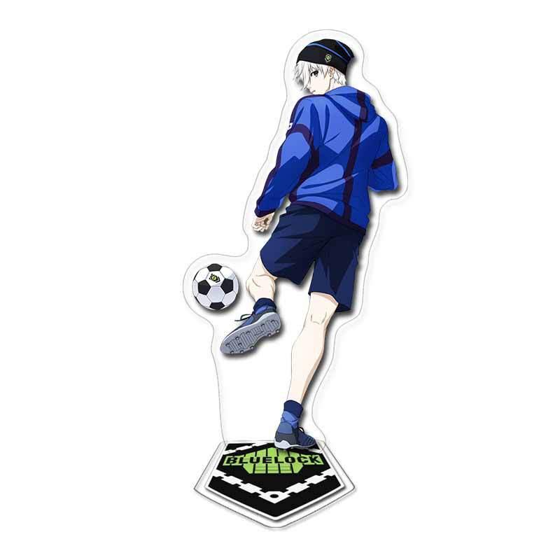 Blue Prison-themed Acrylic Double-layered Standee Anime Display Collectible