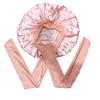 Women's Satin Sleep Cap with Elastic Ribbon - Large Hair Protection Cap for Home Use