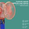 USB Mini Fan Şarj Edilebilir Taşınabilir El Fanı Dijital Ekran Tembel Geçici Seyahat Alışveriş Soğutma Ev Araba Hava Soğutucu