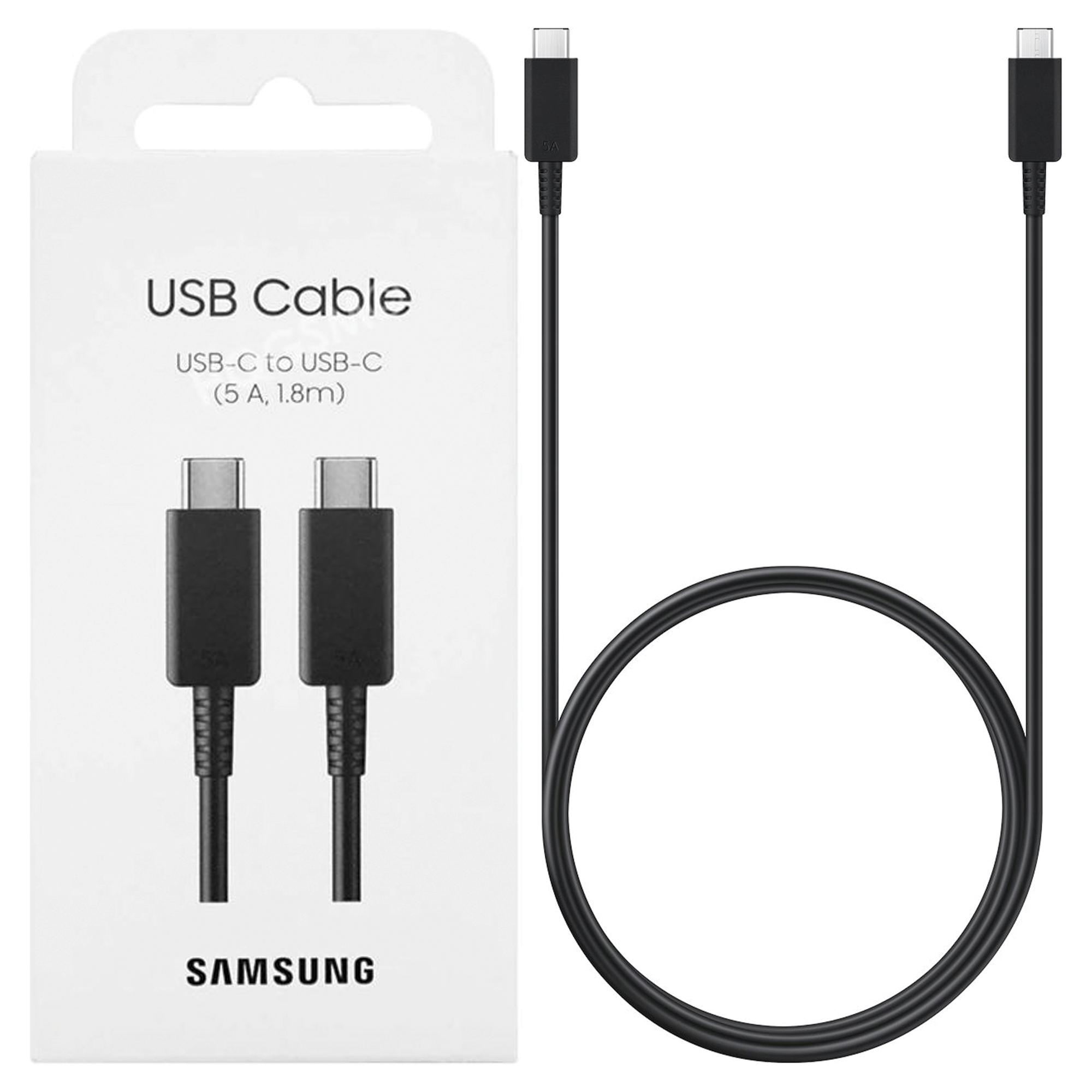 Kabel Samsung Ep-Dx510Jb Usb-C - Usb-C5A Schwarz/Black 1.8M