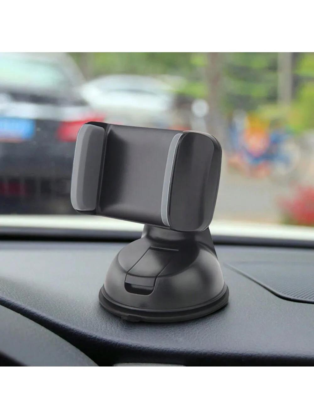 

Dashboard Phone Holder, Universal Silicone Anti-Slip Car Mount Bracket for All Smartphones, Easy Installation сірий колір