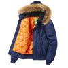 Giacca Bomber Uomo Invernale Cotone Ispessito Casual con Cappuccio Larga Uniforme Baseball MA1 Giacca da Uomo