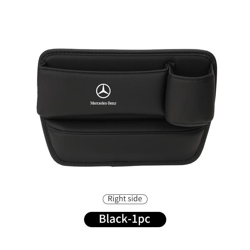 Car Seat Gap Storage Box Pocket Wallet Key Card Cup Phone Holder For Benz W202 W212 W126 W140 W168 W177 CLS GLE GLC GLS CLA