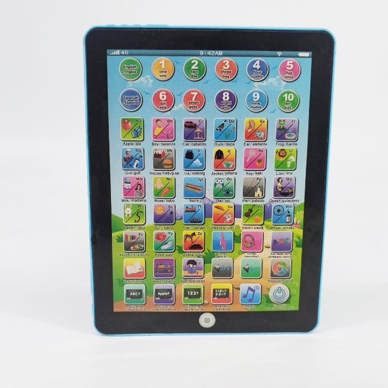 

Двуязычный детский обучающий планшет-игрушка на английском и испанском языках