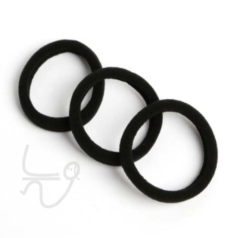 N7 Chubby Hair Tie 40-Piece Set Black Elastic Band Hair Tie Elastic Band