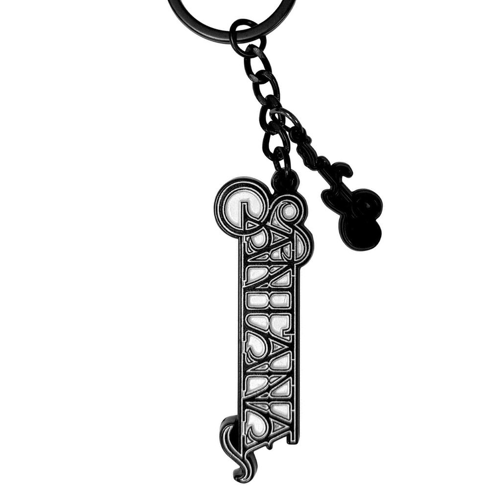 Santana Guitar Logo Keyring