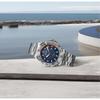 WENGER SEAFORCE Uhr Quarz Analog Edelstahlgehäuse Blaues Zifferblatt Edelstahlarmband 200m Wasserdicht 3 Jahre Garantie Geschenk Blau Herren