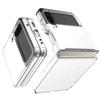 For Samsung Galaxy Z Flip4 5G Glitter Powder IMD Clear Phone Case Anti-Scratch Soft TPU Shockproof Protective Cover