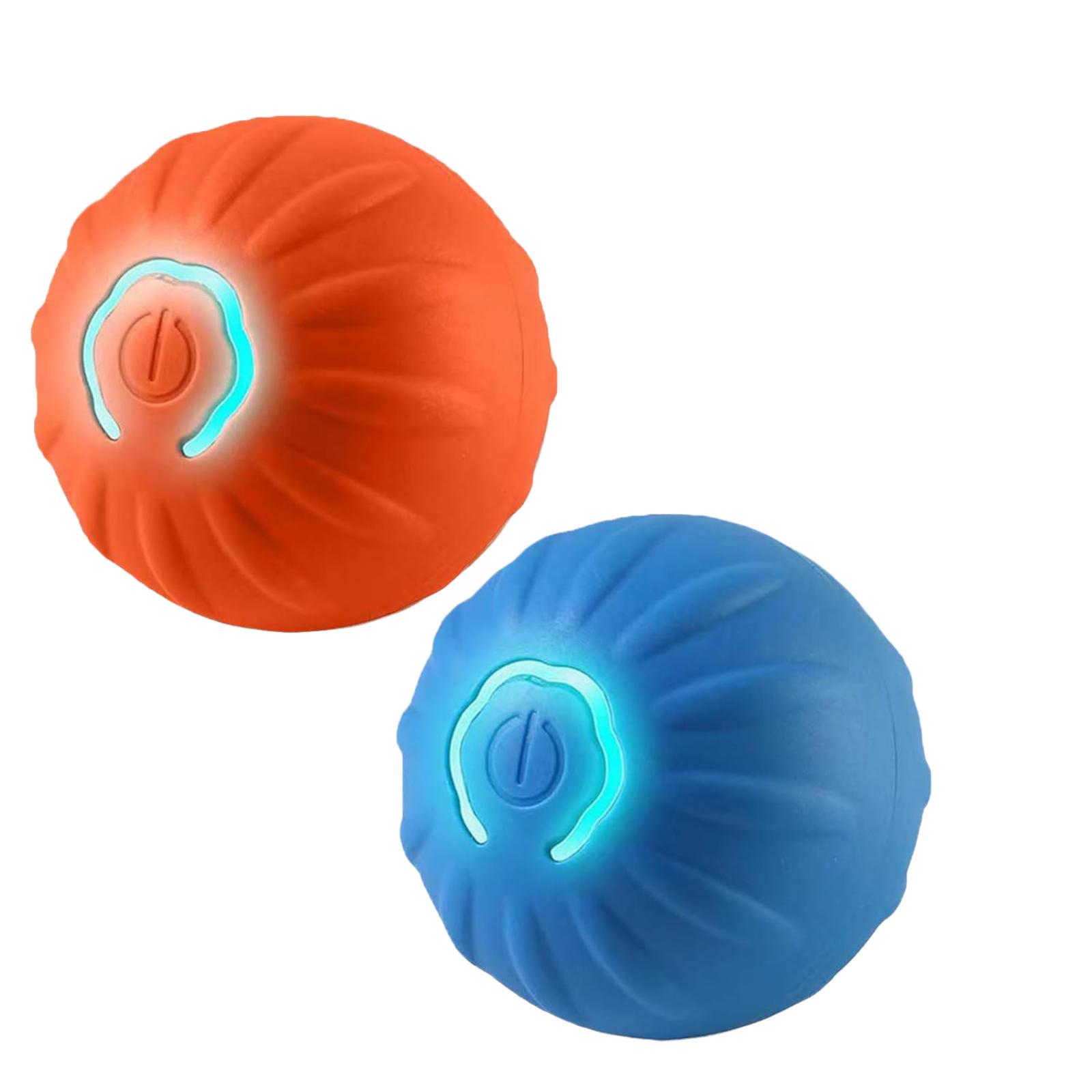 2cs Interactive Dog Toy Ball with Rope Electronic Motion Activated Rolling Ball for Cat Dog Play Toys for Puppy Training Ball
