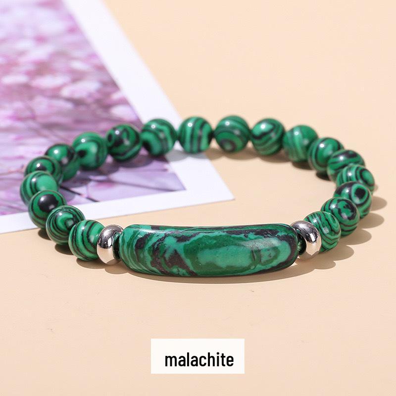 8mm Natural Rose Quartz, Red Agate, Tiger Eye, and Green Aventurine Bracelet for Men and Women