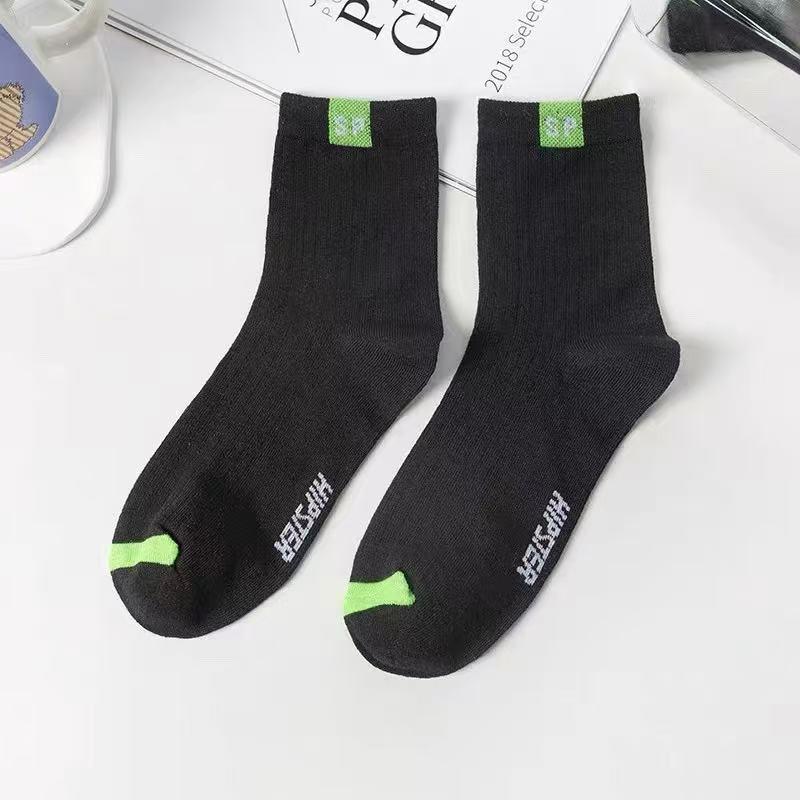 Zhuji Men's Breathable Odor-Resistant High Tube Sports Socks for Autumn and Winter