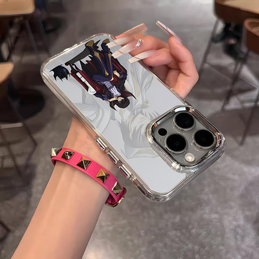 

C-Code G-Geass Phone Case For IPhone 17 Air 16 15 14 13 12 11 Pro Pro Max Plus Transparent Soft Cover iPhone 16