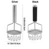Stainless Steel Double Layered Potato Masher Handheld Potato Ricer  Fruit Processing