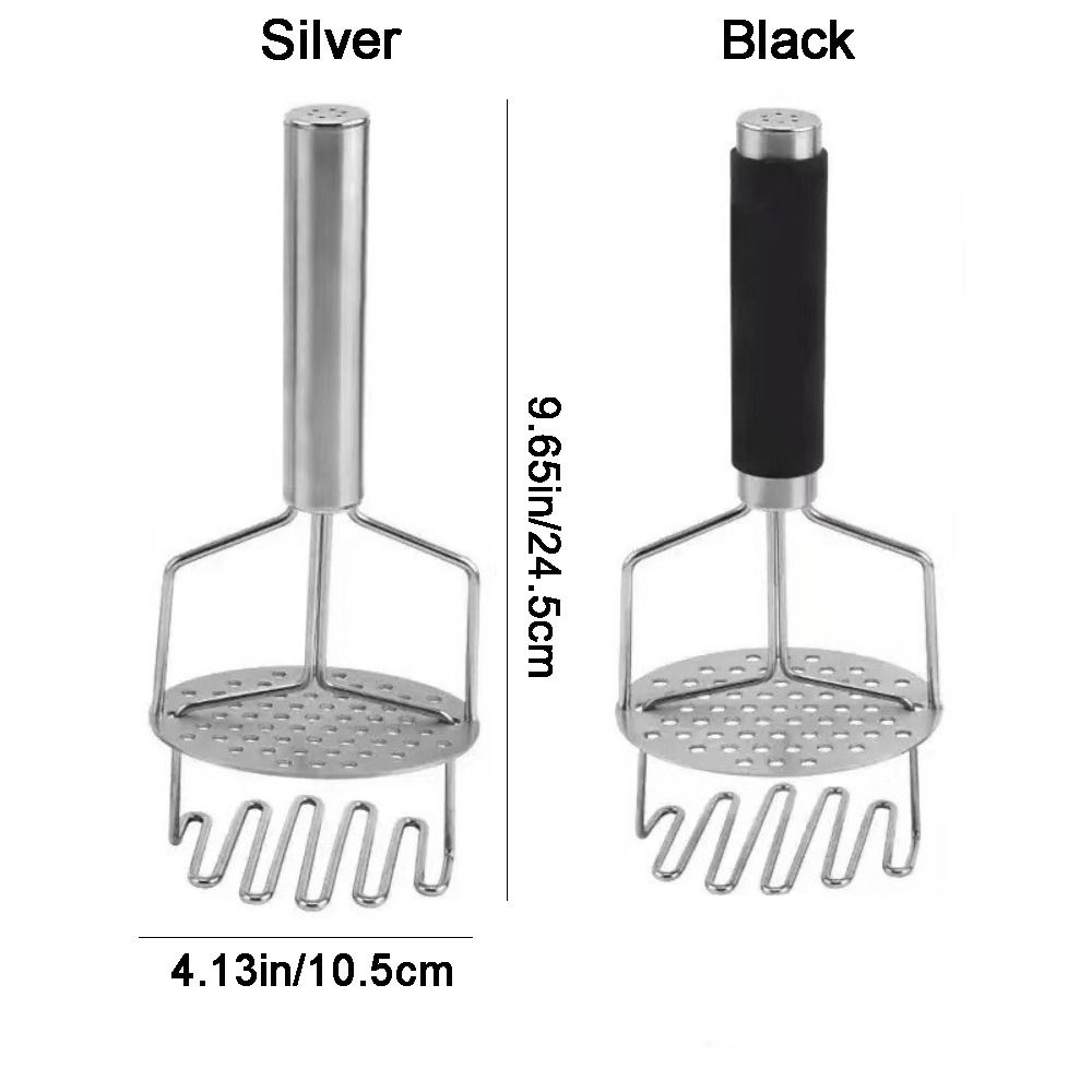 Stainless Steel Double Layered Potato Masher Handheld Potato Ricer Fruit Processing