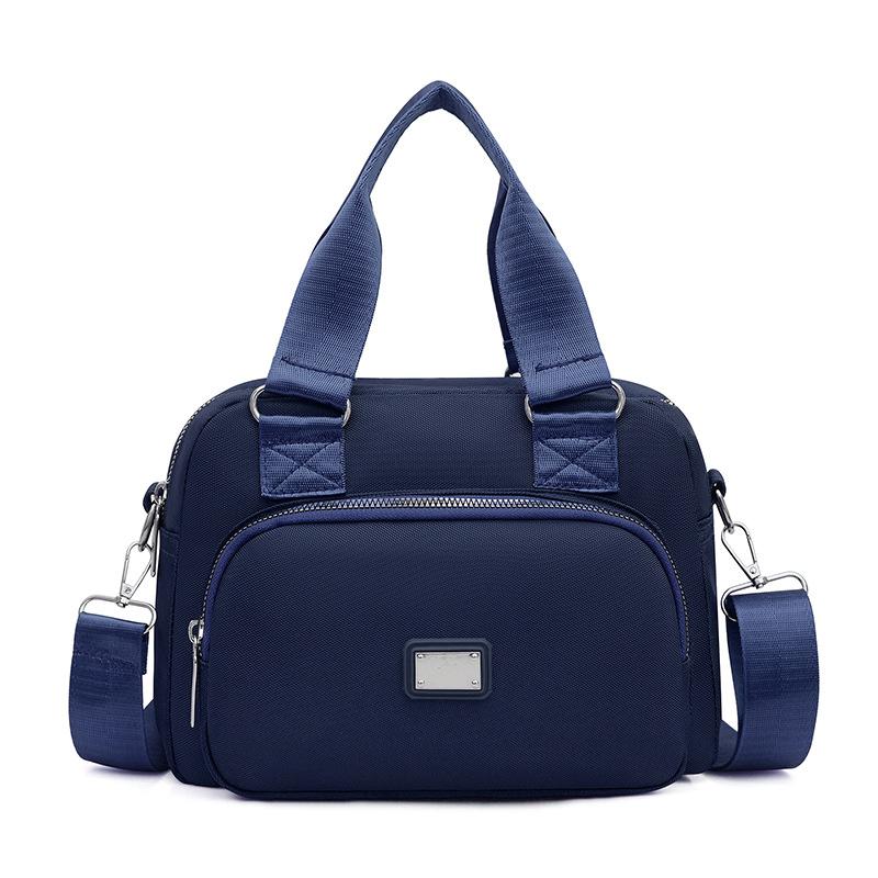 

Модная новая портативная маленькая сумка 2024 года, новая нейлоновая женская сумка, текстурированная сумка через плечо, сумка для матери