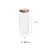 ZISIZ Screw-Top Glass Storage Jar