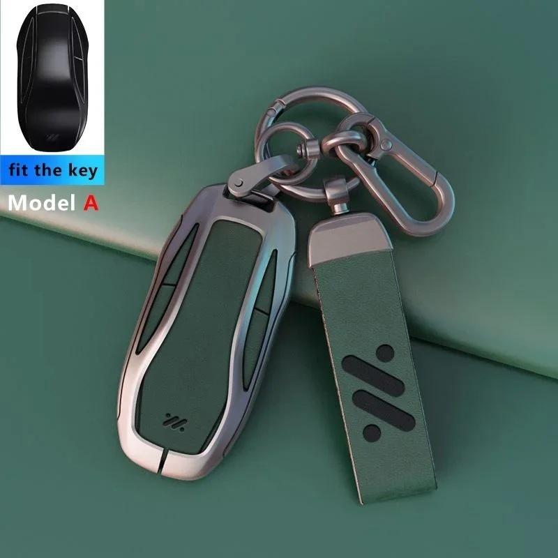 Zinc Alloy Leather NFC Key Case for IM LS6 MAX LS7 PRO L7 Dynamic Car Remote Protection Cover Bag Shell Keychain Accessories