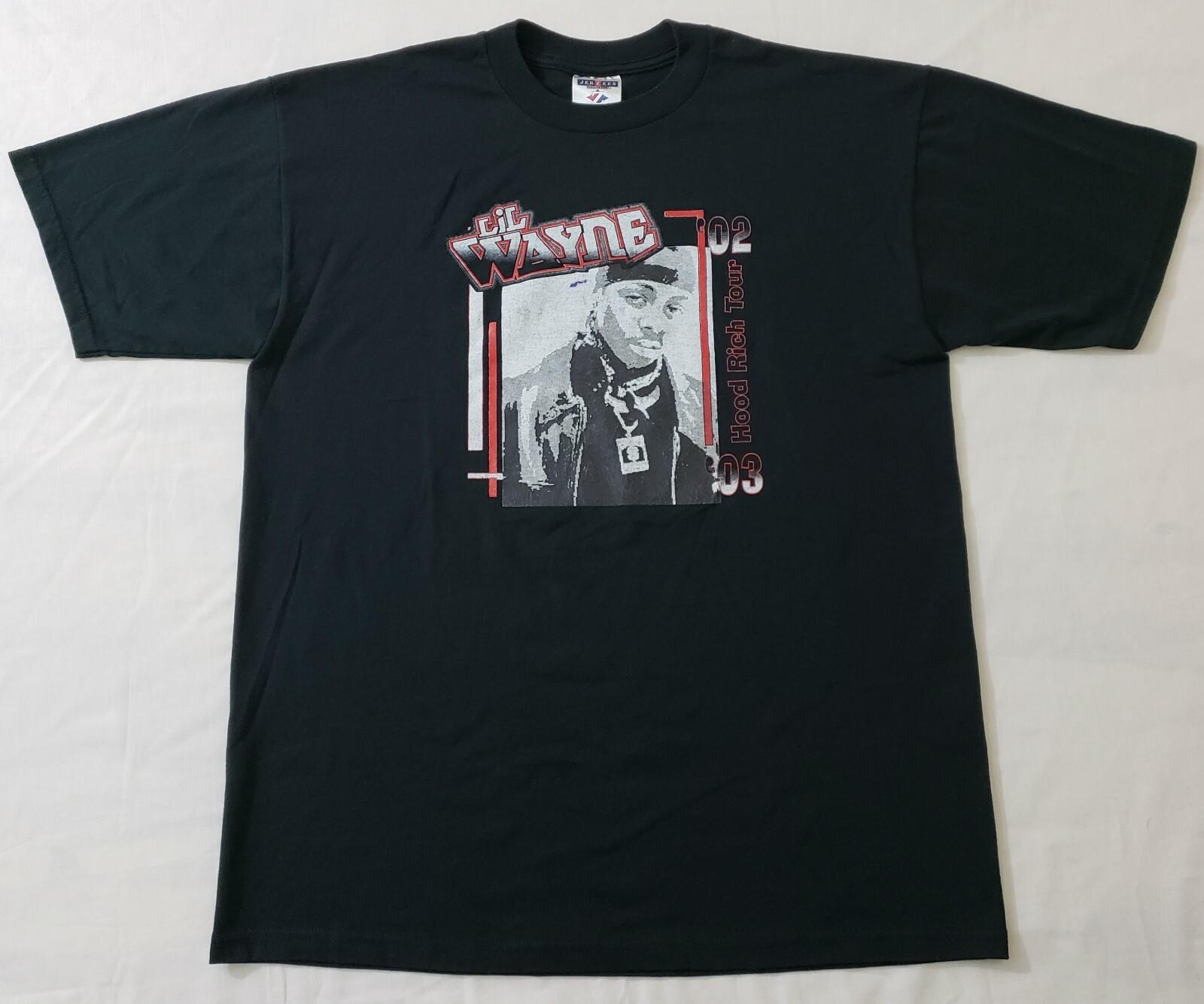 Vtg Lil Wayne x Cash Money Records Hood Rich Tour Shirt Sz Large Rap Tee Hip Hop S
