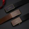 Men's New Genuine Leather Automatic Buckle Leather Belt Versatile Business Casual Pants Belt Middle Aged and Young Belt Belt Men