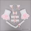 Cute Kitten Cosplay Set: Cat Ears Headband, Paw Gloves & Tail Accessory