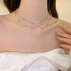 European And American Fashion Accessories, Short Necklaces, Layered Collarbone Chains, Fashionable And Simple Holiday Party Accessories