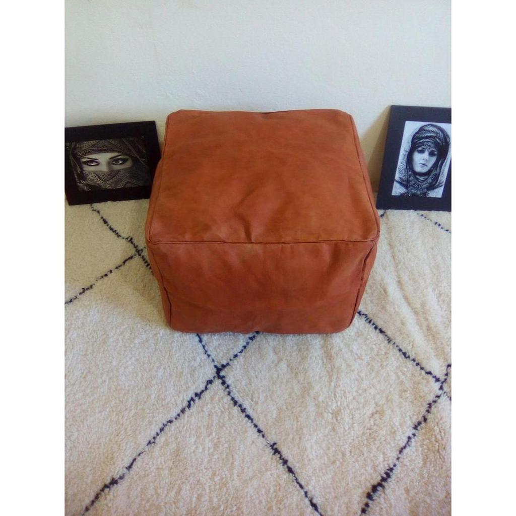 , POUF MAROCAN Autentic Puf din piele Pouf Otoman ,puf otoman din piele taburet,