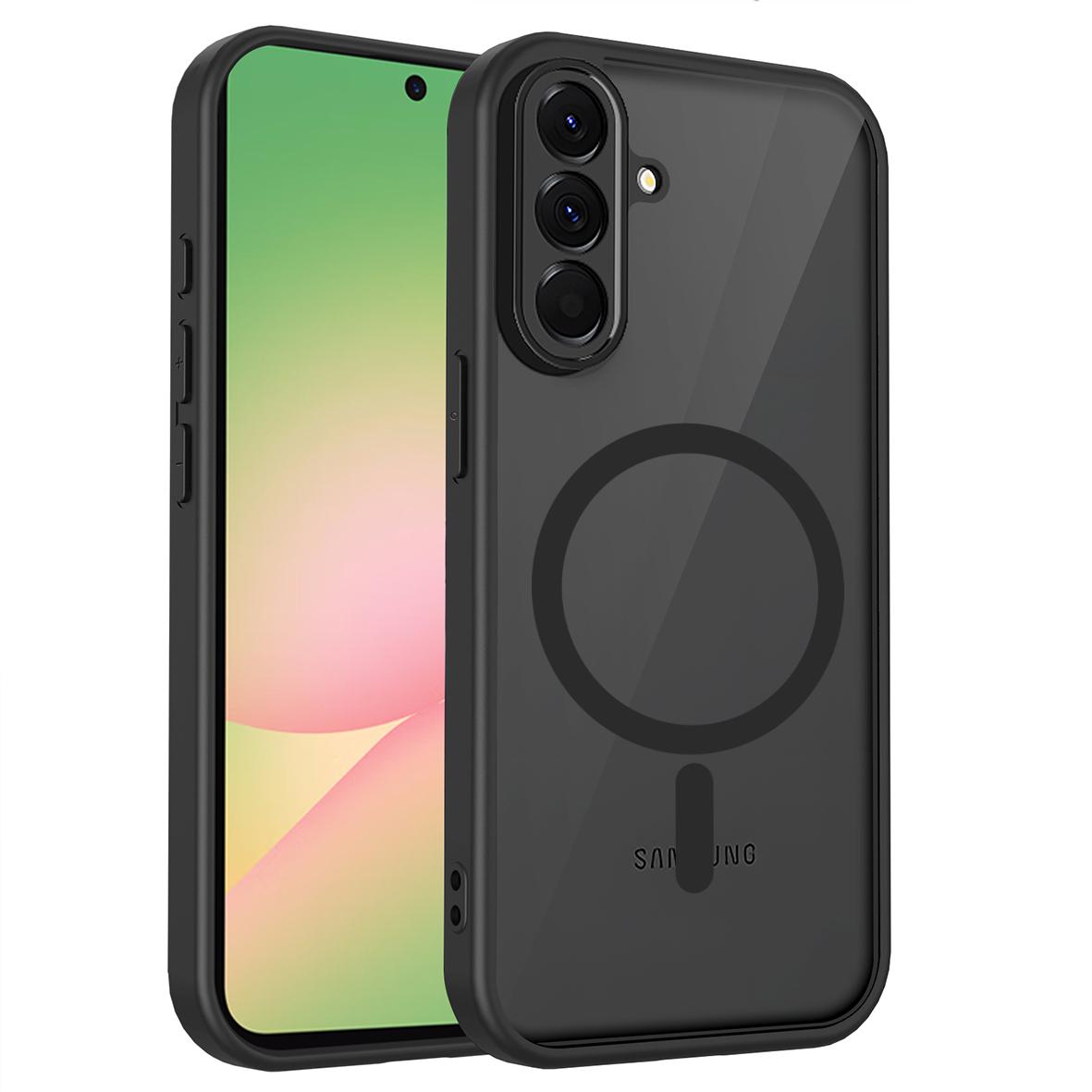 

Frosted Clear Magnetic Phone Case for Samsung Galaxy A57 A37 A27 A17 A07 A56 A36 A26 A16 A06 A55 A35 A25 A15 A05 A54 A34 A24 Wireless Charging Cover Galaxy A17