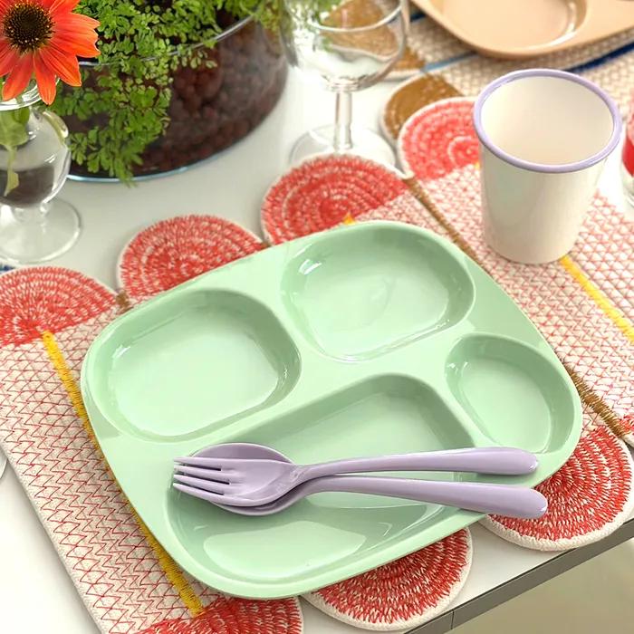 Daily Plate + Cup + Spoon Fork Set