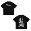 2026 New Fashionable Tshirt Style Hiphop Streetwear Loose Shortsleeved Tshirt Suitable For Both Men And Women