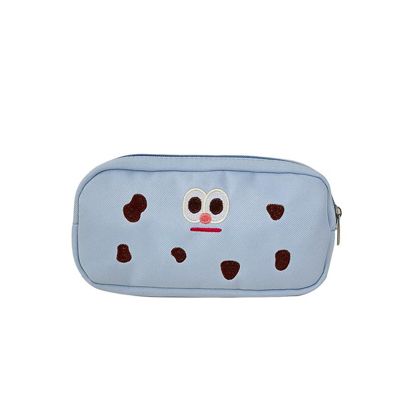 Cookie Pencil Bag Female Creative Cute Funny Stationery Bag Large Capacity Storage Bag Primary and Secondary School Students Class Bag