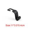Car Seat Hooks Car Built-in Hooks Hidden Seat Back Multifunctional Car Hooks Weight-bearing Storage Interior Accessories 1- 4Pcs