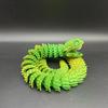 3D-gedruckte Schlangen-Gelenkspielzeug, Flexible Gelenk-Schlangenfigurine, Realistischer Fidget Stressabbauer für Erwachsene, Büro-Schreibtisch-Dekoration Geschenk
