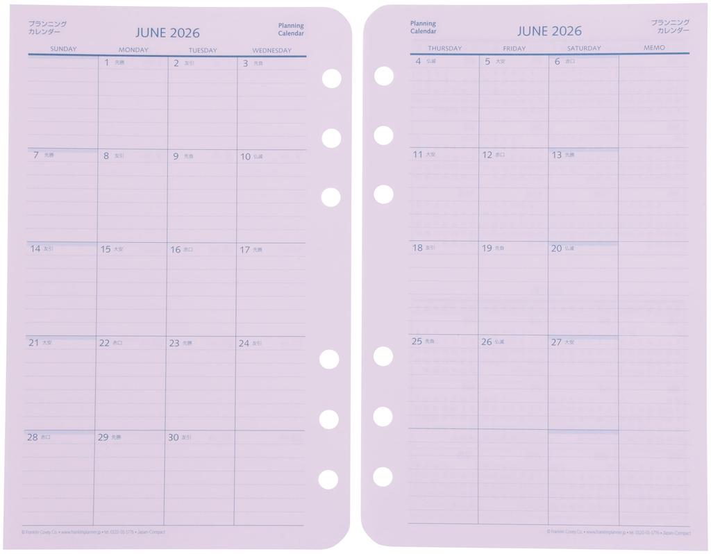 Franklin Planner Original Daily Refill, 12-Month Edition, Starting January 2025, Compact, 86364