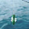 Hard Fish Lure Bionic Cicada Shape Fishing Bait with Rotating Spins Propeller Treble Hook