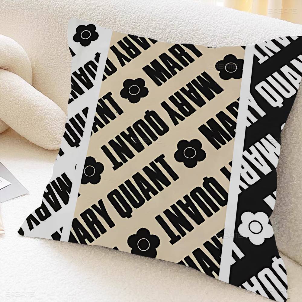 MMarys logo QQuants Cushion Cover Polyester Sofa Cushions Decorative Throw Pillows Home Decoration Pillowcover