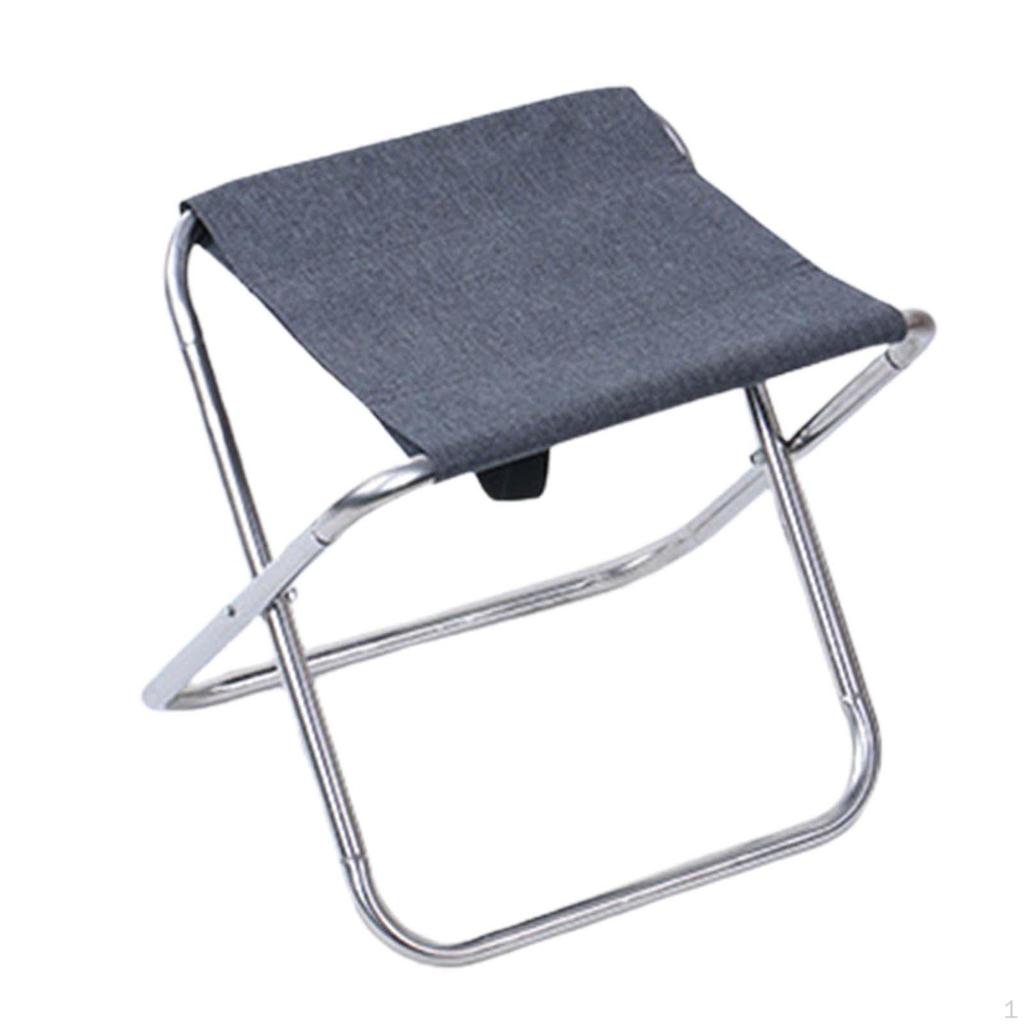 Camping Stool Folding Fishing Chair Foldable Small Adults Seat Camp Saddle