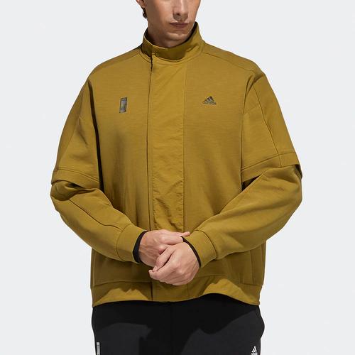 adidas Wuji Series Logo Sports Casual Jacket for Men, Khaki