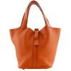 PicotinPM Handbag Orange Taurillon Clemence Women Used