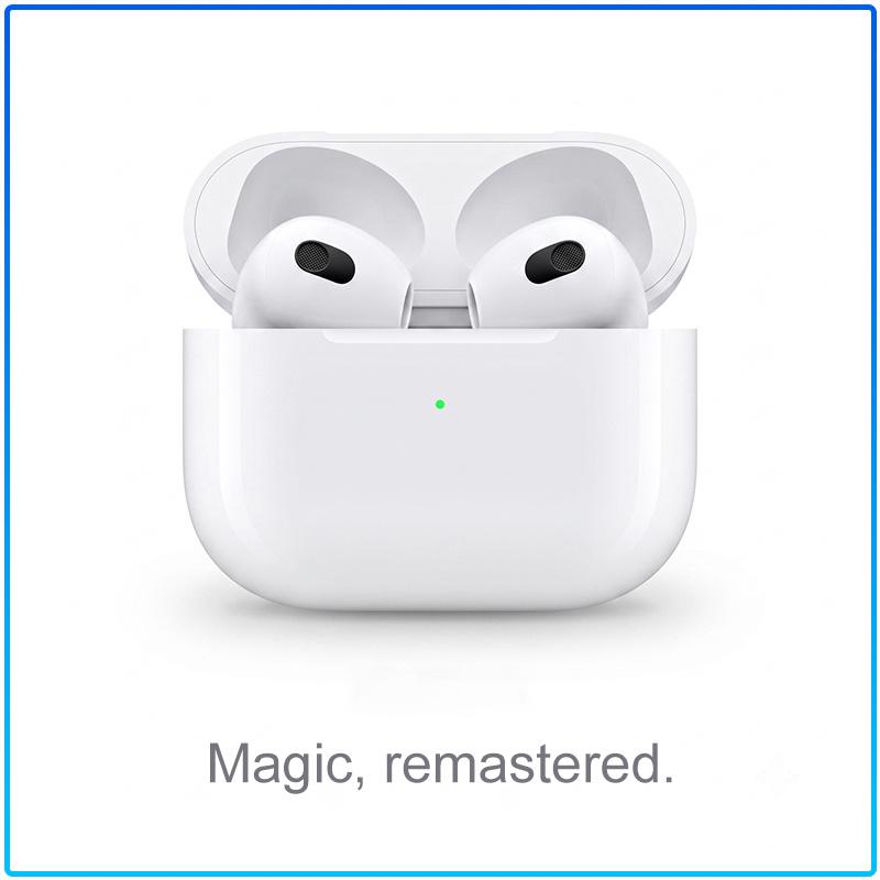 Third Generation Air 3nd TWS Bluetooth Earphones Spatial Audio Wireless Headphones IPX4 Waterproof Touch Control Earbuds For iPhone Android