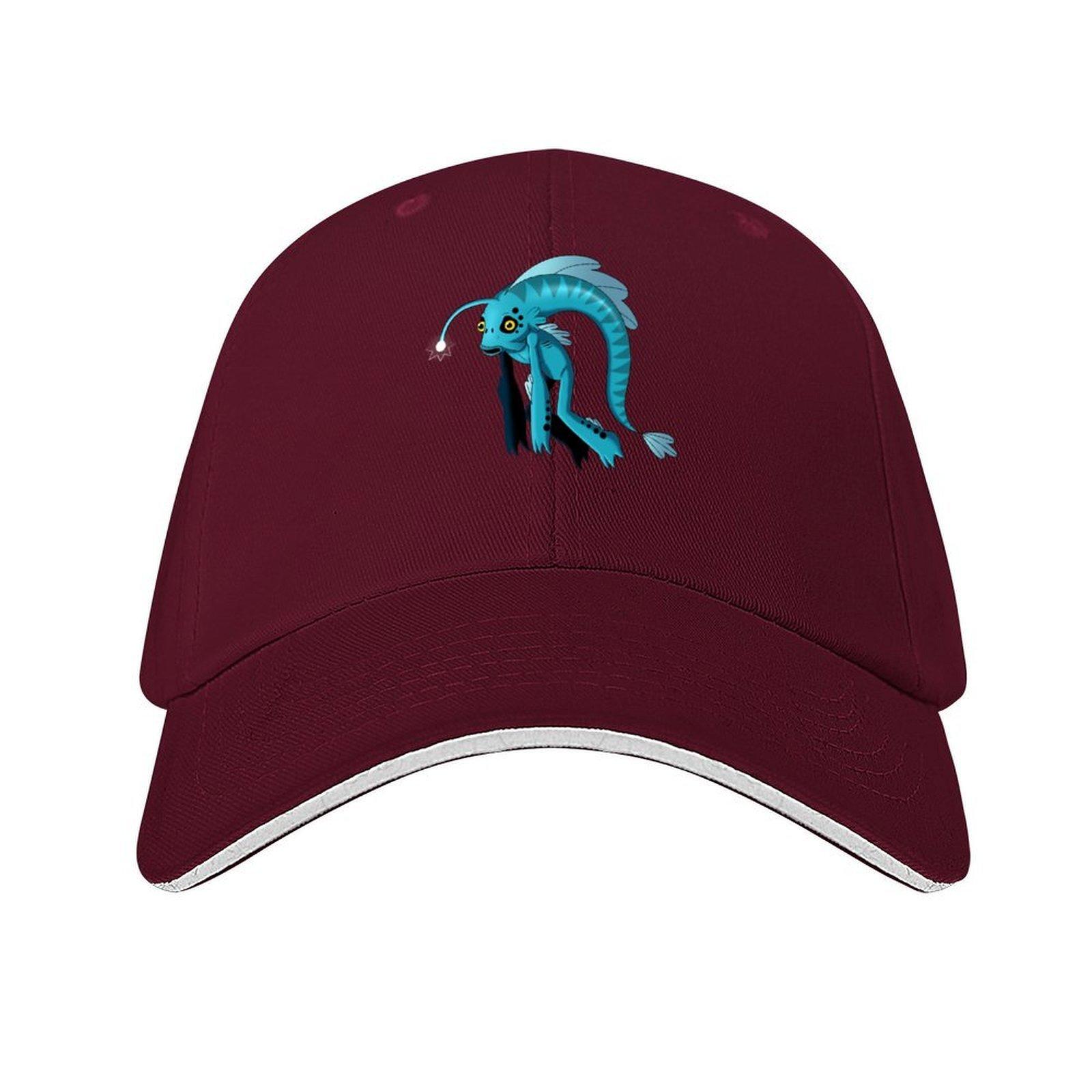 

Anglerfish head Baseball Cap golf hat genuine sun caps Brand Unisex cap dad hat Hats Unisex Womens