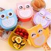 Portable Owl Lunch Box Plastic Children's Lunch Box Food Container Carton Tableware Bento Box Kawaii LS