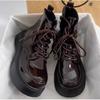 Martin Boots Small Leather Shoes Fashion Short Boots Internet Celebrity Skirt Platform Muffin Shoes