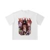 260 GSM Double Yarn 32 Count 100% Cotton Demon Slayer V21 Demons Print Unisex Heavy Cotton T Shirt
