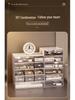 Acryl-Schreibtisch-Organizer-Box mit Schubladen für Büromaterial