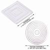 4Pcs Self Adhesive Silent Table Foot Mat Transparent Sofa Chair Foot Fixed Pads  Sofa Corner