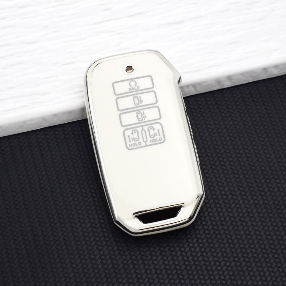 9 Buttons Tpu Car Key Case Cover Fob Shell For Kia K8 K5 Dl3 Ev6 Sorento Mq4 Carnival Sedona K7 V6 Scratch-Resistant Key Cases