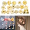 Set of 40 Artificial Flower for Wedding Bouquets Photography Props Florals Roses Peonies Dahlias Table Centerpieces